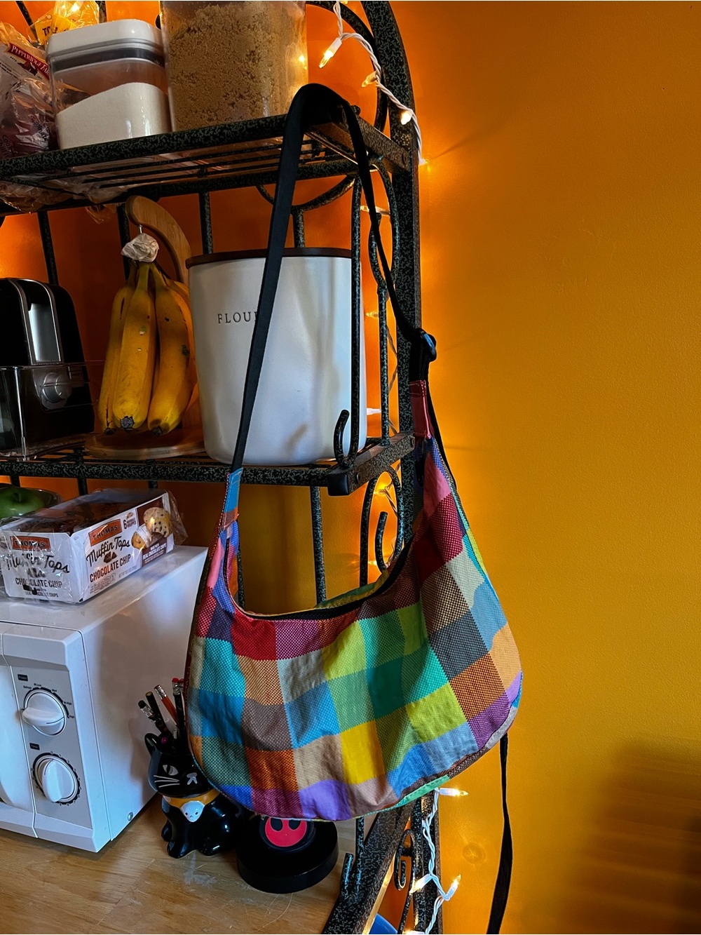 Baggu UO Madras Medium Crescent